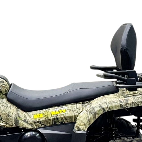 Двухуровневое сиденье со спинкой и ручками для пассажира